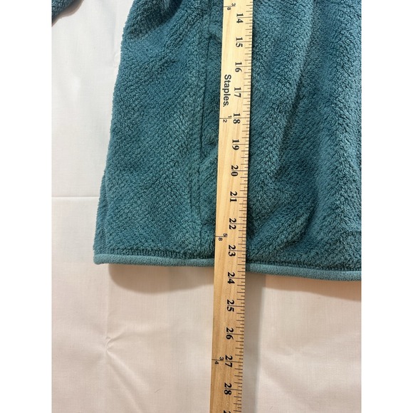 Patagonia Re-Tool Snap T Fleece Teal Green Pullover Women's MEDIUM Jacket Coat - Picture 8 of 11